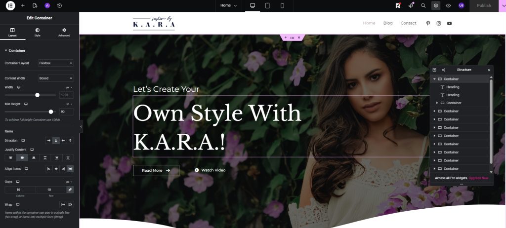 Customize Core Pages With Elementor