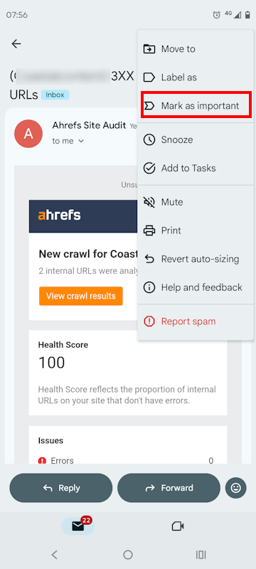 Using the Gmail Mobile App