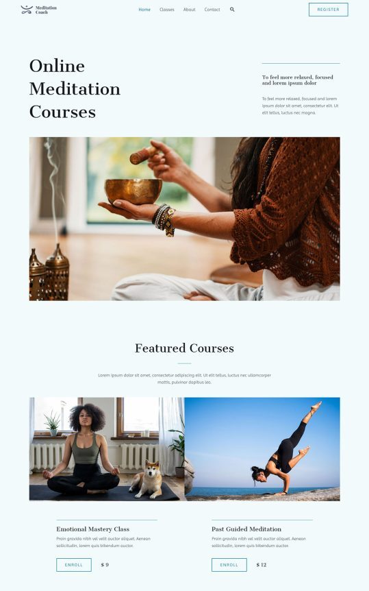 Meditation Courses