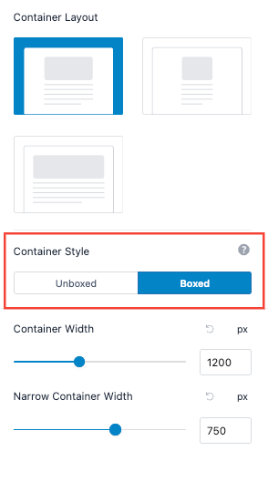 container style