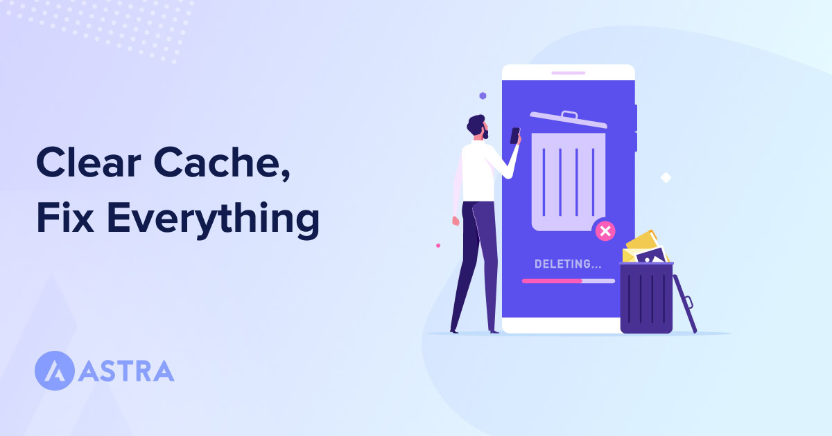 How to clear WordPress cache