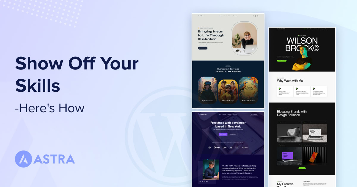 How to create a portfolio website